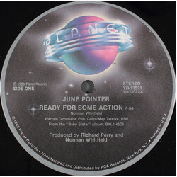 June Pointer Ready For Some Action USED VINYL 12INCH 33 S RPM