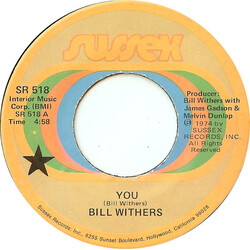 Bill Withers You VINYL 7" USED