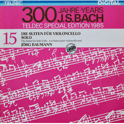 Johann Sebastian Bach / Jörg Baumann Die Suiten Für Violoncello Solo Vinyl 2 LP USED