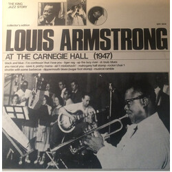 Louis Armstrong At The Carnegie Hall Vinyl LP USED