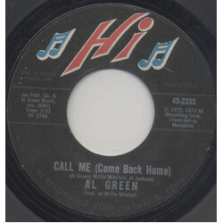 Al Green Call Me (Come Back Home) USED VINYL 7INCH 45 RPM SINGLE STYRENE