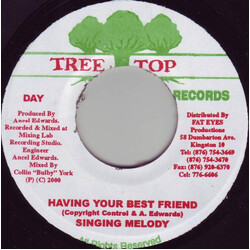 Singing Melody Having Your Best Friend Vinyl 7" USED