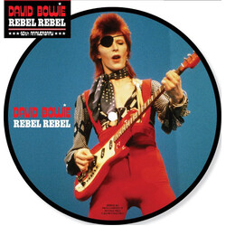 David Bowie Rebel Rebel USED VINYL 7INCH 45 RPM PICTURE DISC SINGLE REMASTERED LIMITED EDITION