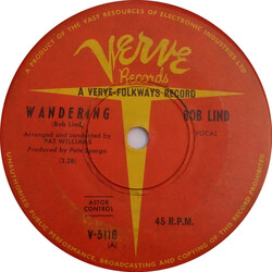 Bob Lind Wandering / Hey Nellie Nellie USED VINYL 7INCH 45 RPM