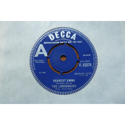 The Londonairs Dearest Emma USED VINYL 7INCH 45 RPM SINGLE PROMO