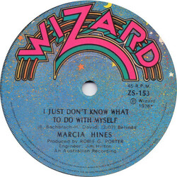 Marcia Hines I Just Don't Know What To Do With Myself USED VINYL 7INCH SINGLE 45 RPM