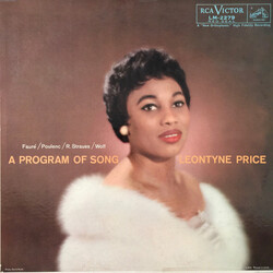 Leontyne Price A Program Of Song Vinyl LP USED