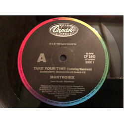 Mantronix Take Your Time USED VINYL 7INCH