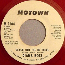 Diana Ross Reach Out I'll Be There USED VINYL 7INCH 45 RPM PROMO