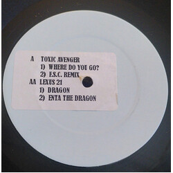 Toxic Avenger / Lexus 21 Where Do You Go? USED VINYL 12INCH 45 RPM WHITE LABEL