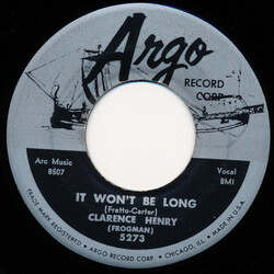 Clarence "Frogman" Henry It Won't Be Long / I Found A Home USED VINYL 7INCH SINGLE 45 RPM