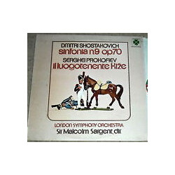 Sir Malcolm Sargent / London Symphony Orchestra / Dmitri Shostakovich / Sergei Prokofiev Sinfonia N.9 Op.70 Vinyl LP USED