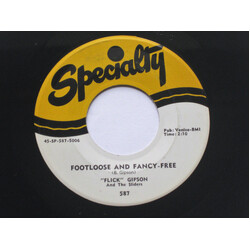 Byron Gipson (2) / The Sliders (7) Footloose And Fancy-Free USED VINYL 7INCH 45 RPM REISSUE