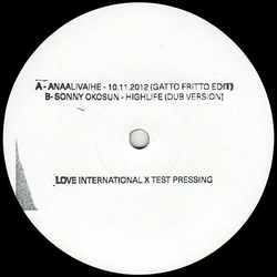 Anaalivaihe / Sonny Okosun The Sound Of Love International #001 2 Track Sampler Vinyl 12" USED