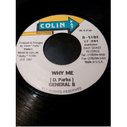 General B Why Me Vinyl 7" USED