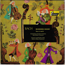 Johann Sebastian Bach / Württembergisches Kammerorchester / Jörg Faerber / Susanne Lautenbacher / Martin Galling Brandenburg Concerti Nos. 4, 5 And 6 