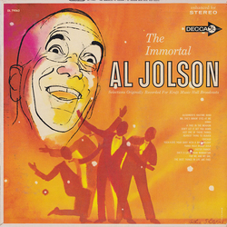 Al Jolson The Immortal Al Jolson Vinyl LP USED