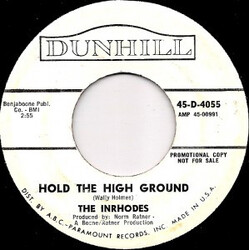 The Inrhodes Hold The High Ground USED VINYL 7INCH SINGLE PROMO