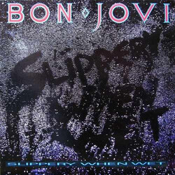 Bon Jovi Slippery When Wet Vinyl LP USED