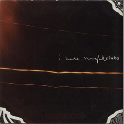 I Was A Cub Scout I Hate Nightclubs Vinyl 7" USED