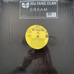 Wu-Tang Clan C.R.E.A.M. USED VINYL 12INCH 33 S RPM REISSUE REPRESS