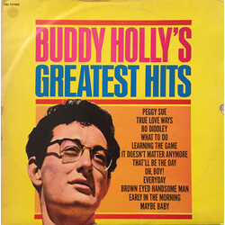 Buddy Holly Buddy Holly's Greatest Hits Vinyl LP USED