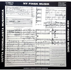 Leonid Bashmakov / Ahti Sonninen / Joonas Kokkonen / Leif Segerstam Ny Finsk Musik = Uutta Suomalaista Musiikkia = New Finnish Music Vinyl LP USED