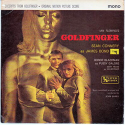 John Barry Excerpts From Goldfinger (Original Motion Picture Score) USED VINYL 7INCH 45 RPM EP