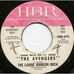 The Laurie Johnson Orchestra The Avengers USED VINYL 7INCH 45 RPM PROMO
