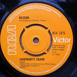 Harry Nilsson Everybody's Talkin' USED VINYL 7INCH 45 RPM SINGLE