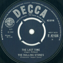 The Rolling Stones The Last Time USED VINYL 7INCH 45 RPM SINGLE