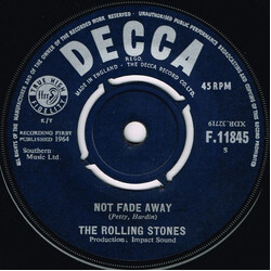 The Rolling Stones Not Fade Away USED VINYL 7INCH 45 RPM SINGLE