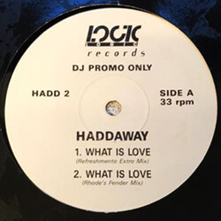 Haddaway What Is Love USED VINYL 12INCH PROMO 33 S RPM