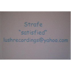 Strafe (2) Satisfied USED VINYL 12INCH WHITE LABEL PROMO 33 S RPM