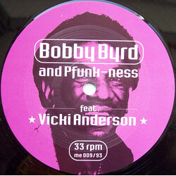 Bobby Byrd / PFunk-Ness I'm On The Move / Don't Throw Your Love In A Garbage Can USED VINYL 12INCH 33 S RPM