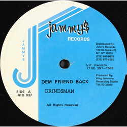 Grindsman / Frankie Paul Dem Friend Back / I Remember USED VINYL 12INCH 45 RPM