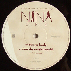 Nina Sky Move Ya Body USED VINYL 12INCH 33 S RPM PROMO
