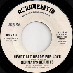 Herman's Hermits Heart Get Ready For Love Vinyl 7" USED