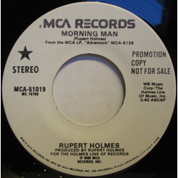 Rupert Holmes Morning Man Vinyl 7" USED