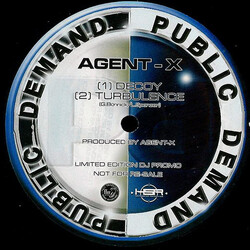 Agent X Decoy / Turbulence VINYL 12" USED