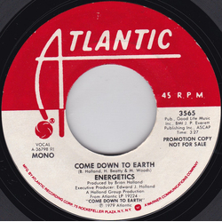 Energetics Come Down To Earth Vinyl 7" USED