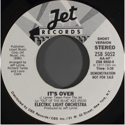 Electric Light Orchestra It's Over Vinyl 7" USED