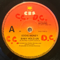 Eddie Money Baby Hold On USED VINYL 7INCH 45 RPM SINGLE