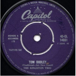 Kingston Trio Tom Dooley Vinyl 7" USED