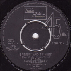 Syreeta Spinnin' And Spinnin' VINYL 7" USED