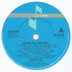 Tight Fit Back To The 60's USED VINYL 7INCH 45 RPM SINGLE PARTIALLY MIXED