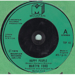 Martyn Ford Happy People USED VINYL 7INCH 45 RPM