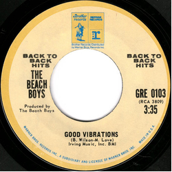 The Beach Boys Good Vibrations / Heroes And Villains Vinyl 7" USED