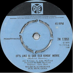 Pickettywitch (It's Like A) Sad Old Kinda' Movie USED VINYL 7INCH SINGLE 45 RPM