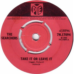 The Searchers Take It Or Leave It USED VINYL 7INCH 45 RPM SINGLE